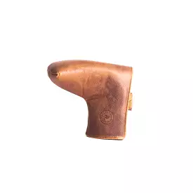 Redan putter cover in Chestnut Leather