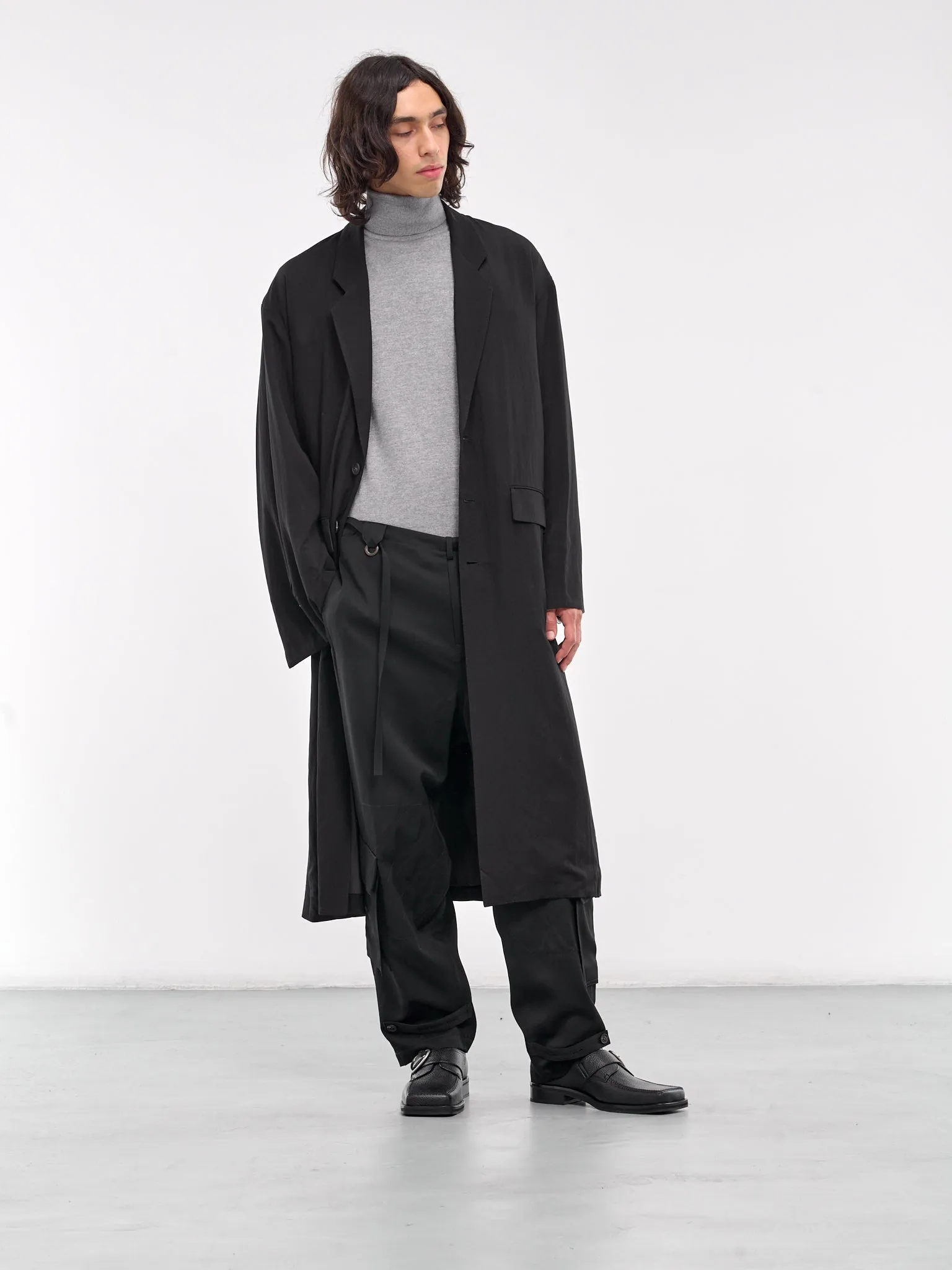 Relaxed Overcoat (S24AW15CT-R-BLACK)