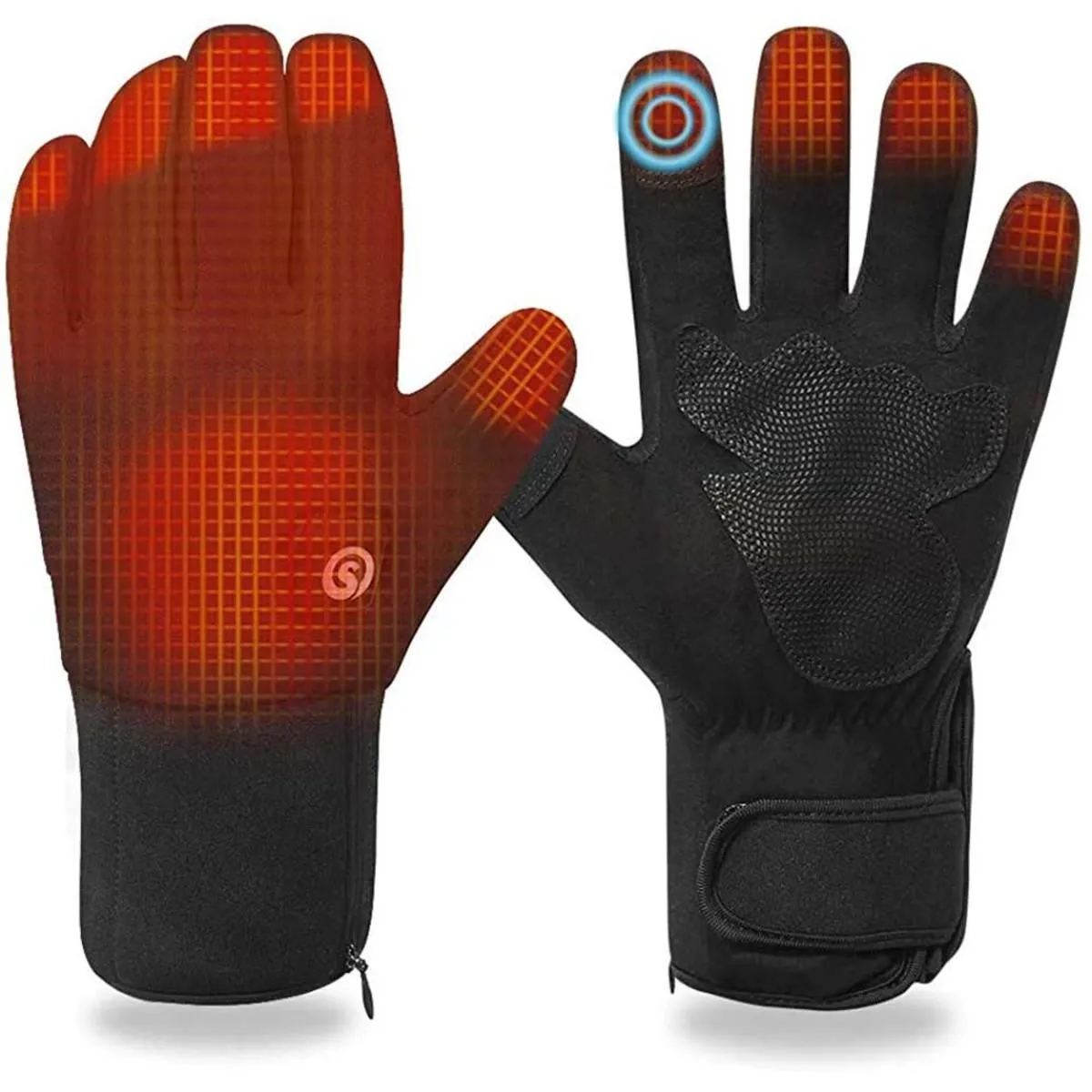 Savior Heat Unisex Electric Rechargeable Battery Heated Warm Thermal Snow Gloves