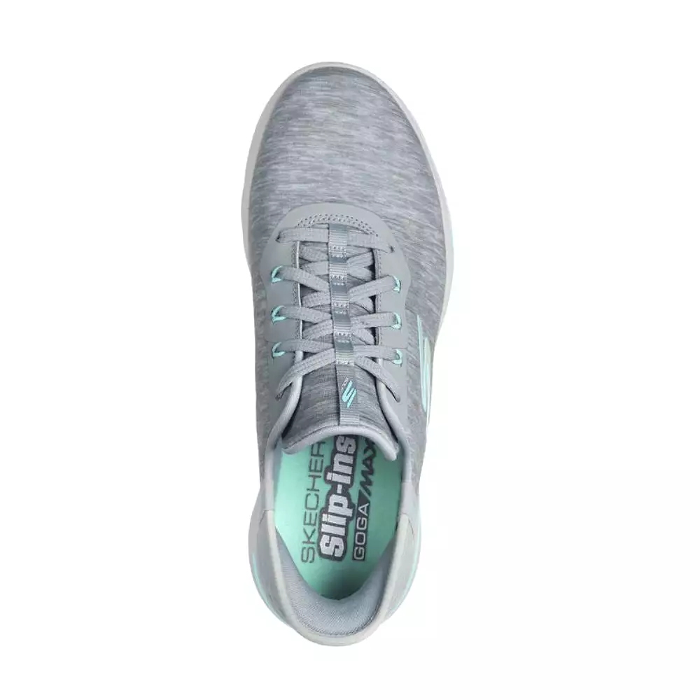 Skechers Women's GO GOLF Walk 5 - Slip In Golf Shoe Grey/Aqua