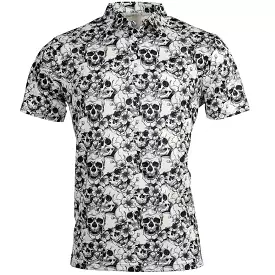 Skulls Cool Tech Performance Golf Polo