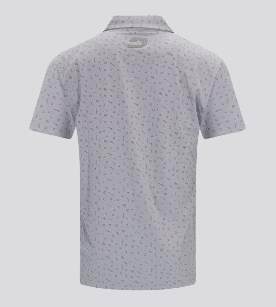 SQUIGGLE POLO - GREY