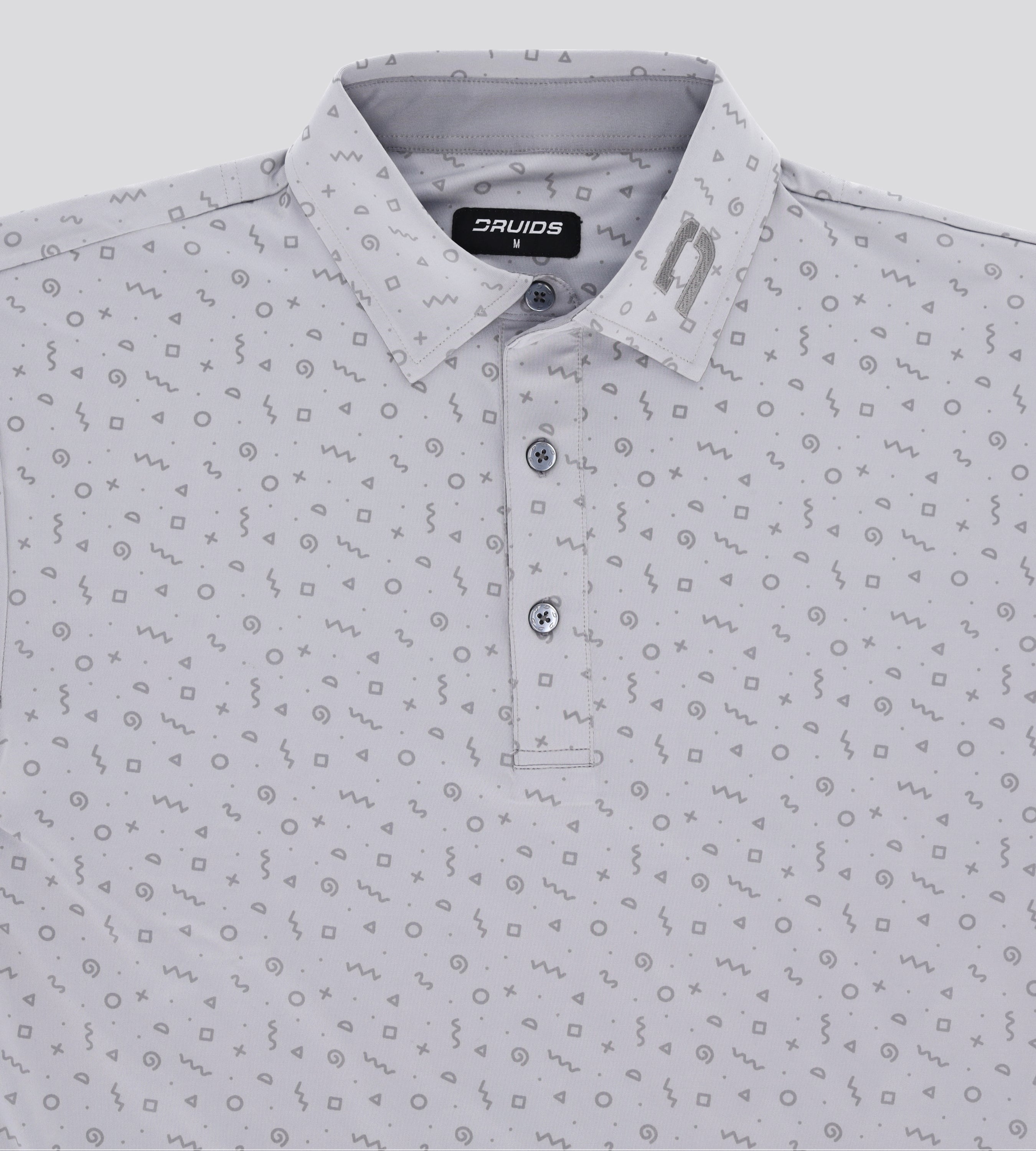 SQUIGGLE POLO - GREY