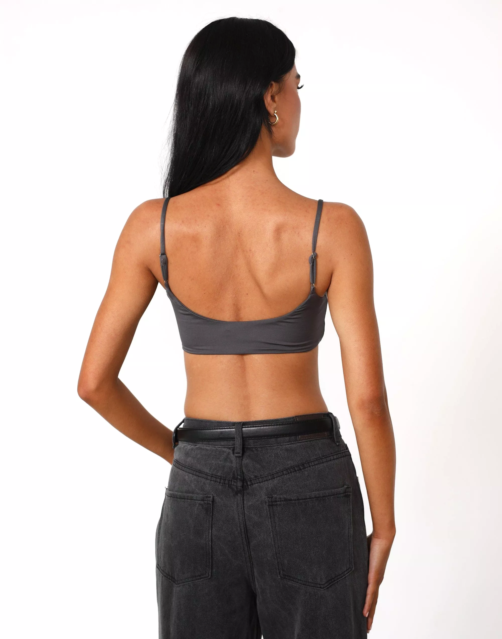 Stamina Crop Top (Slate)