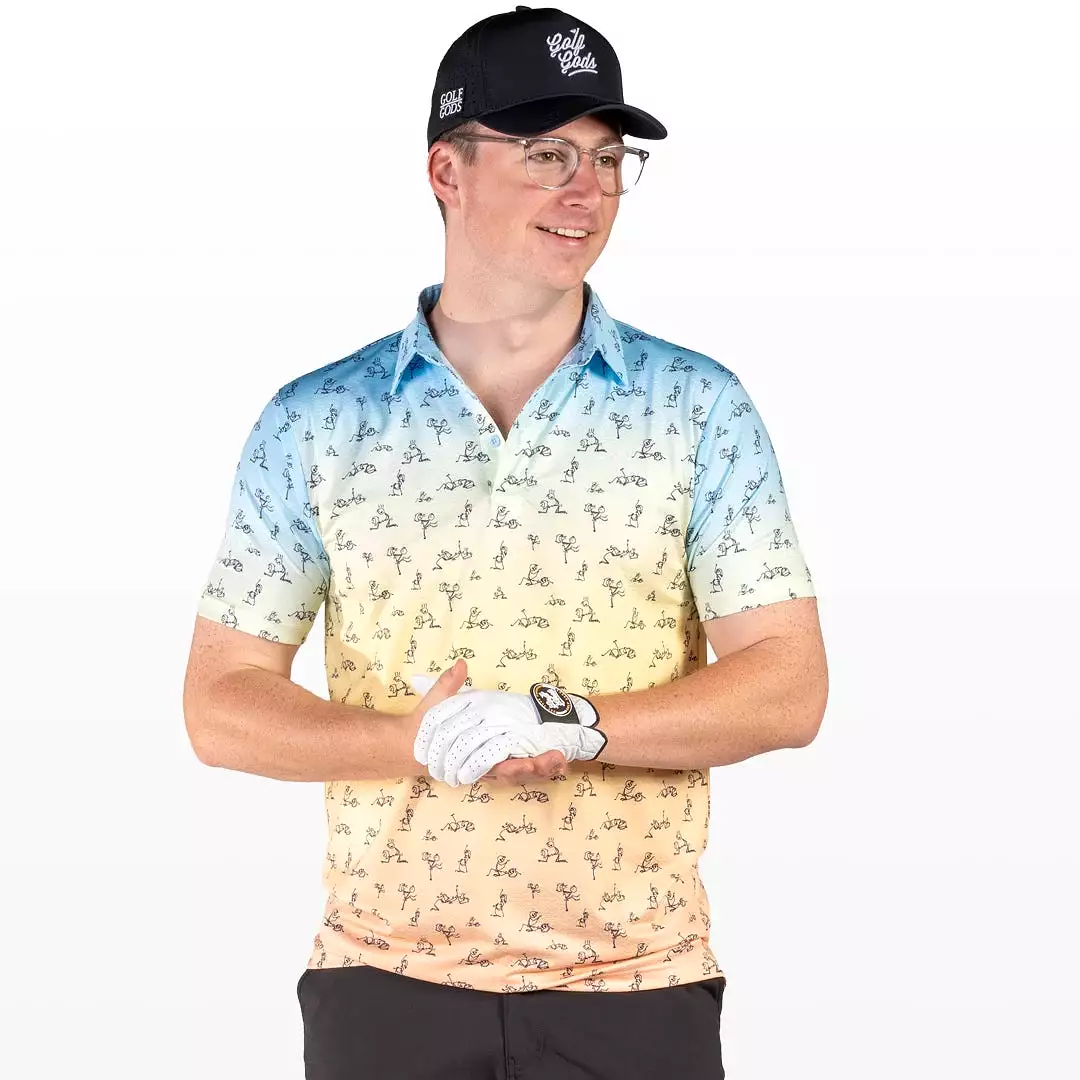 Stickman Cool Tech Performance Golf Polo