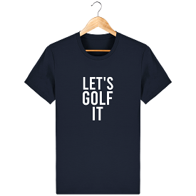 T-Shirt en coton bio LET'S GOLF IT