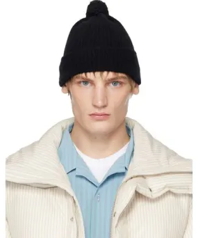 Tekla SSENSE Exclusive Black AURALEE Edition Night Knit Beanie