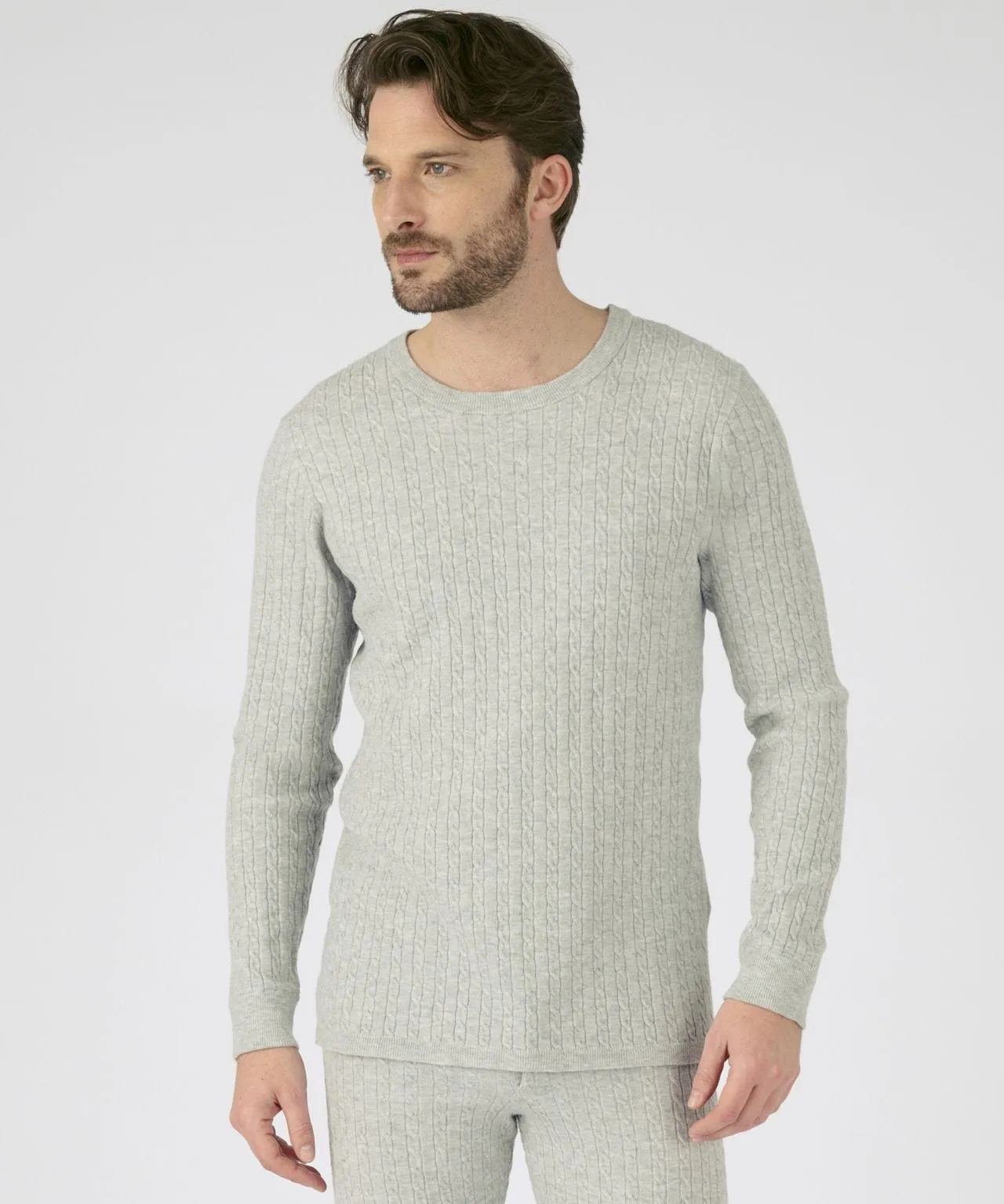 Thermal Cable Knit Top