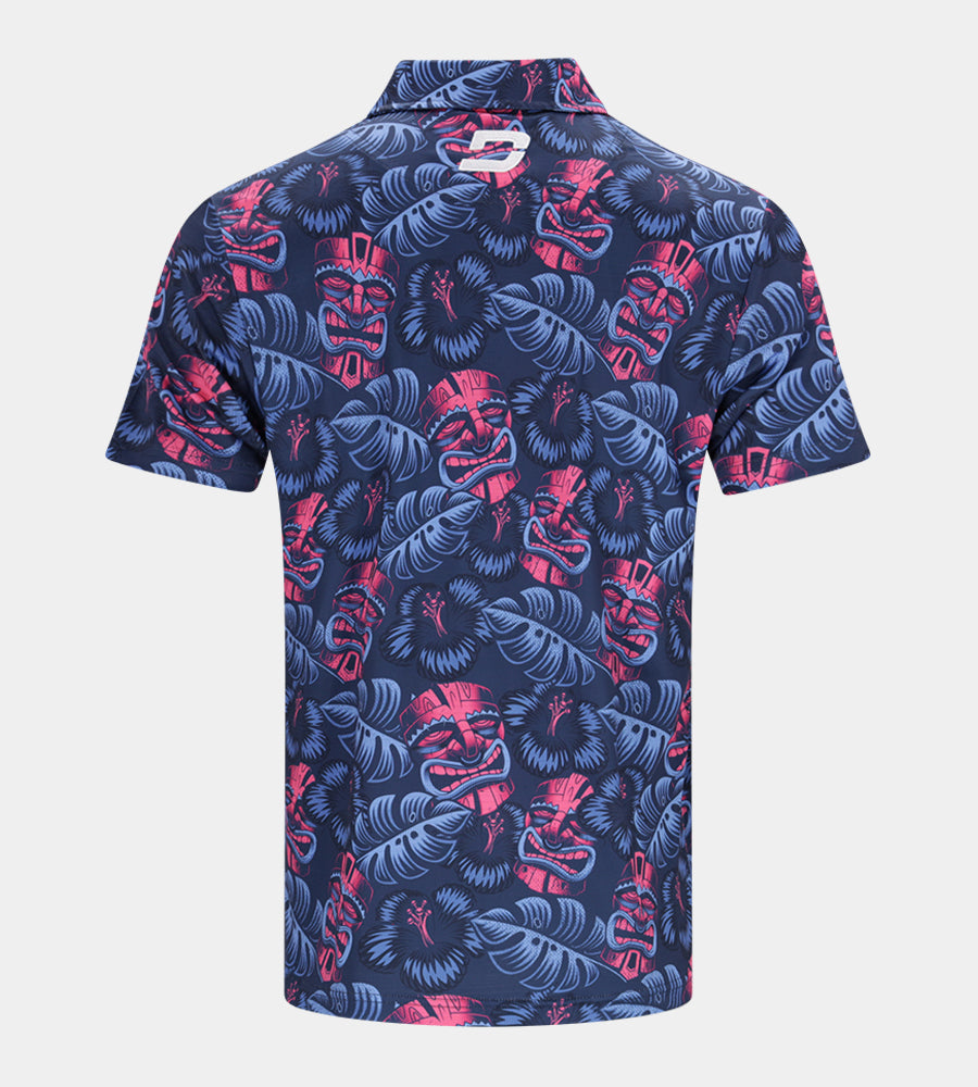 TIKI POLO - NAVY / PINK