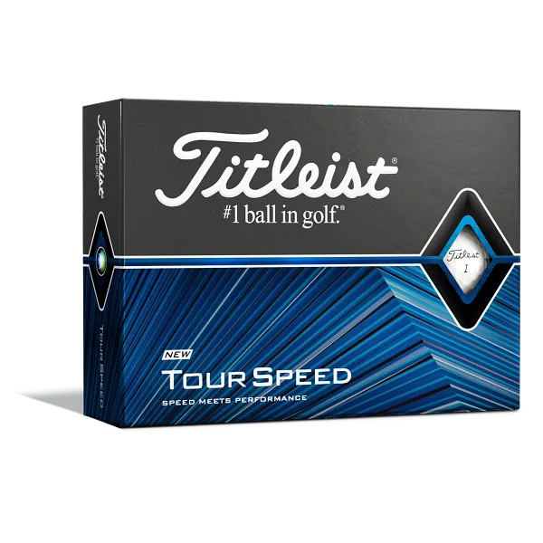 Titleist Tour Speed 12 Pack Golf Balls White