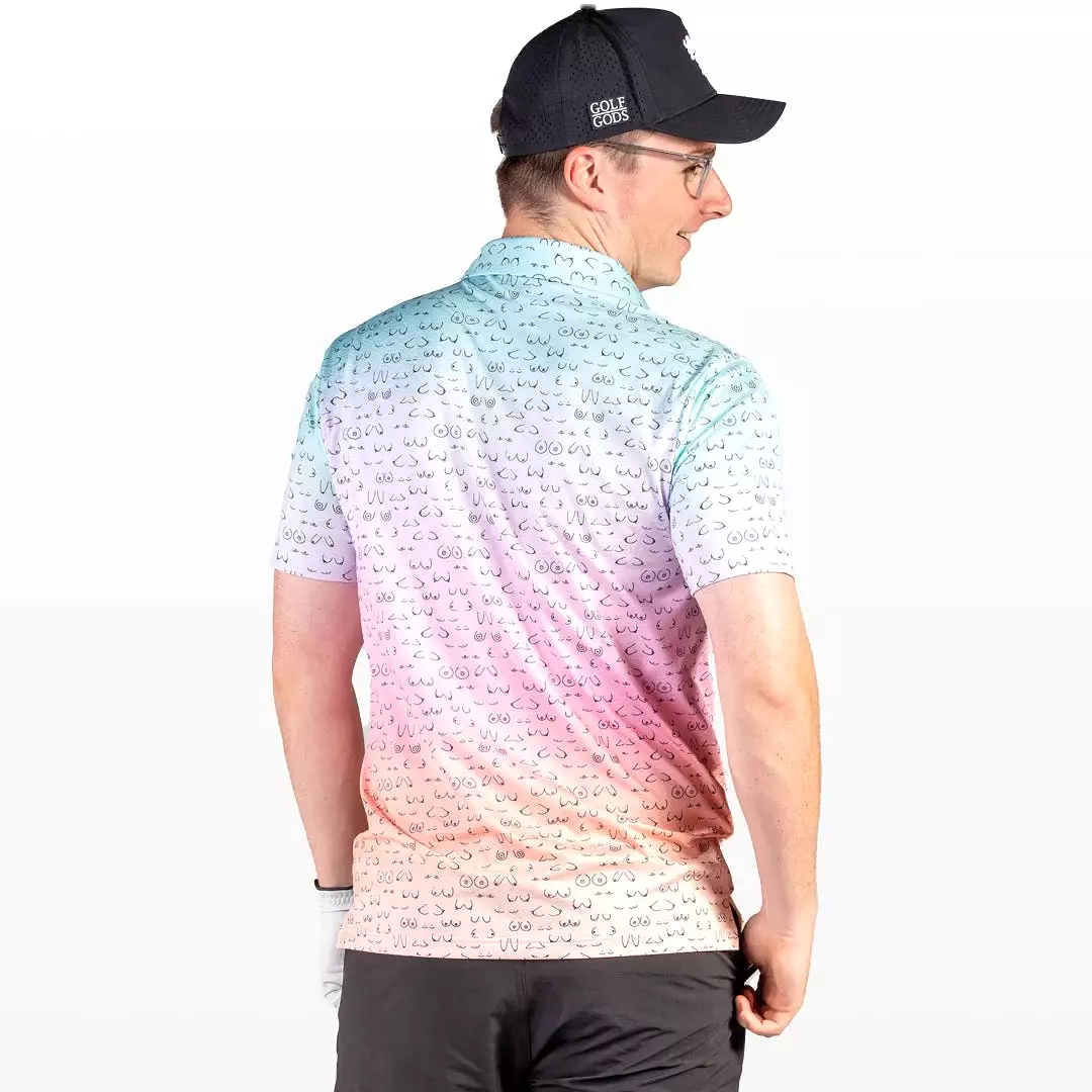 Tits McGee Cool Tech Performance Golf Polo