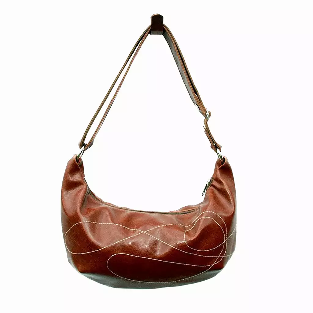 Topstitch Hobo Bag