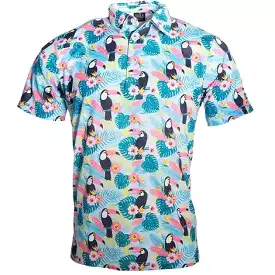 Toucan Cam Cool Tech Performance Golf Polo