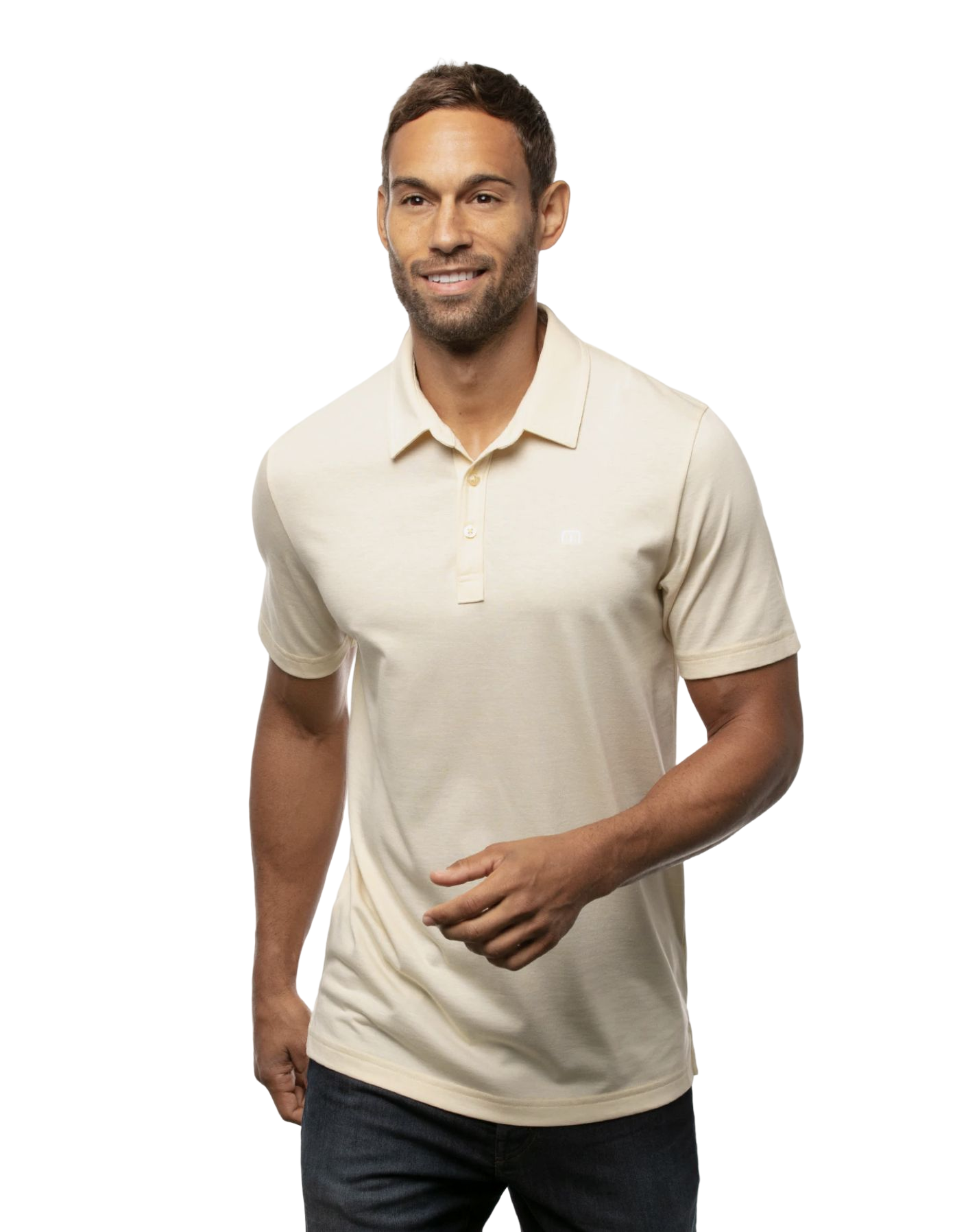 Travis Mathew Polo The Zinna Pale Banana