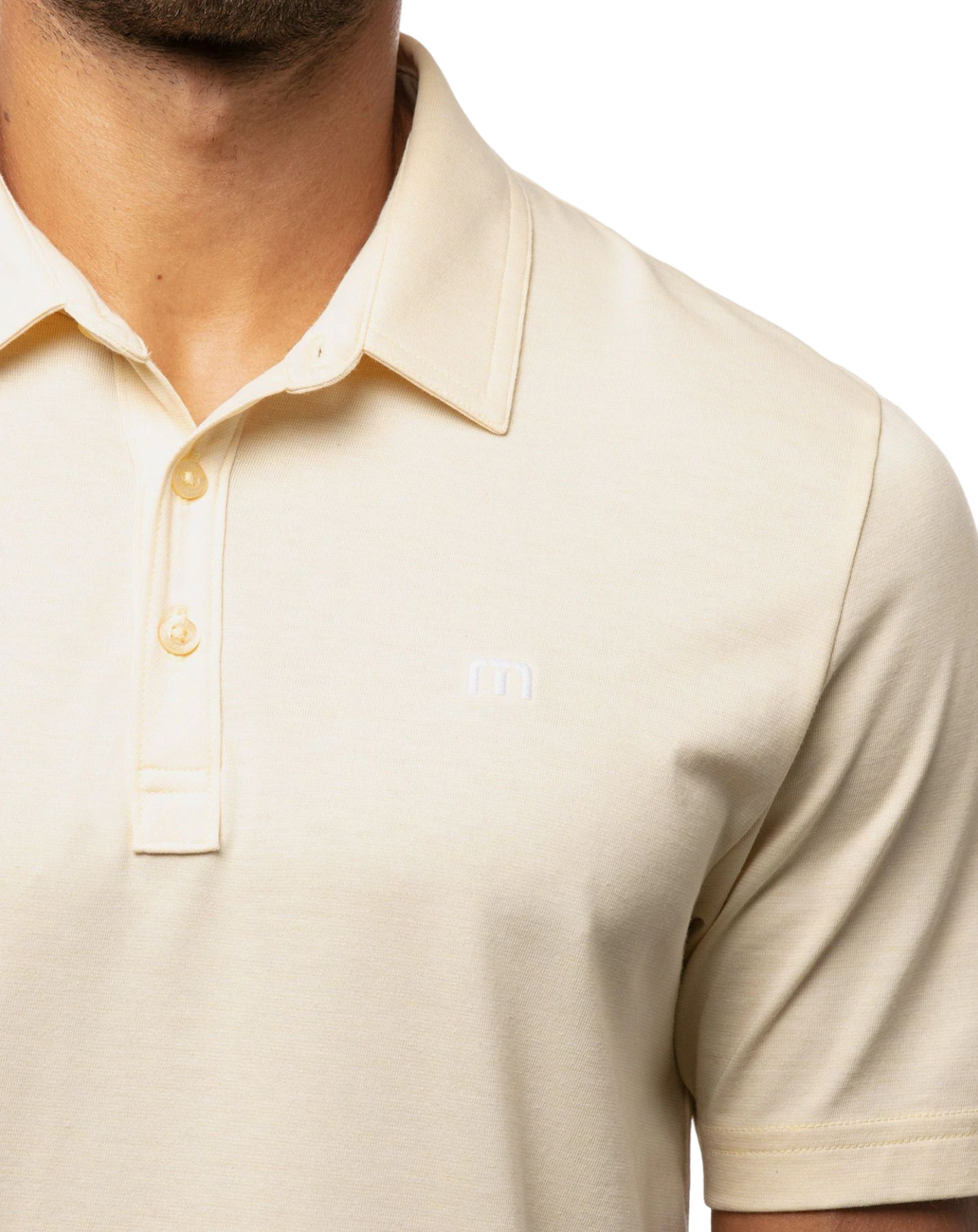 Travis Mathew Polo The Zinna Pale Banana