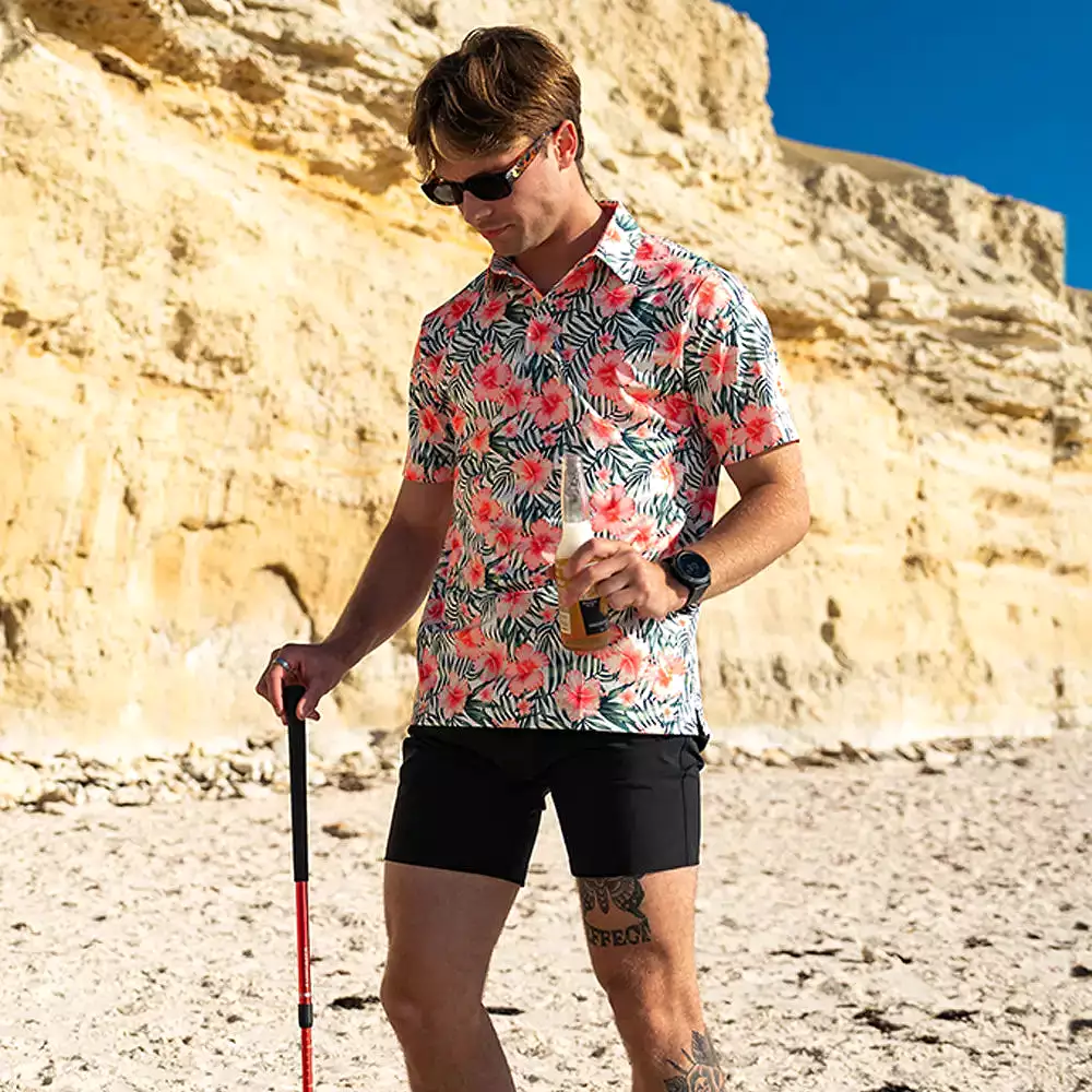 Tropical Sour Cool Tech Performance Golf Polo