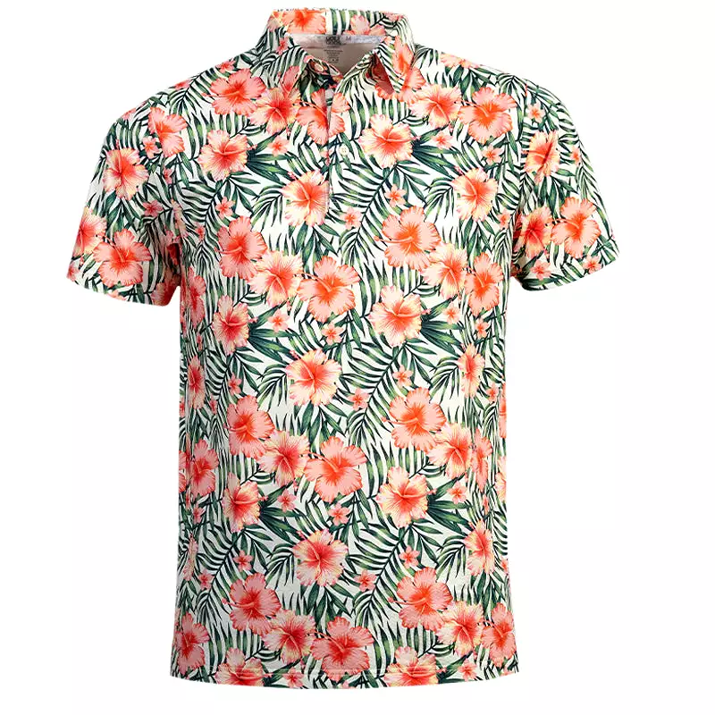 Tropical Sour Cool Tech Performance Golf Polo