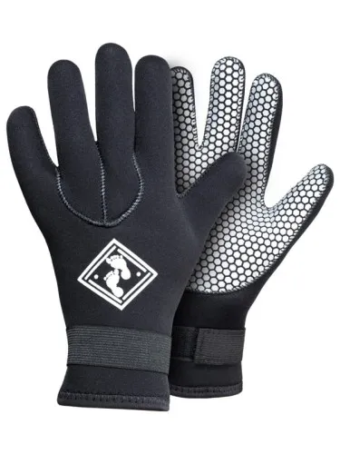 Two Bare Feet Adults 3mm Neoprene Gloves  Made from a durable and flexible 3mm neoprene, save those fingers by keeping warm with