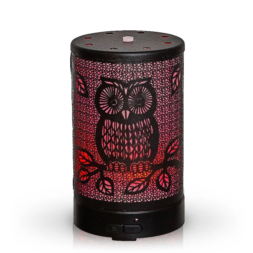 Ultrasonic Diffuser: Owl, Black Metal