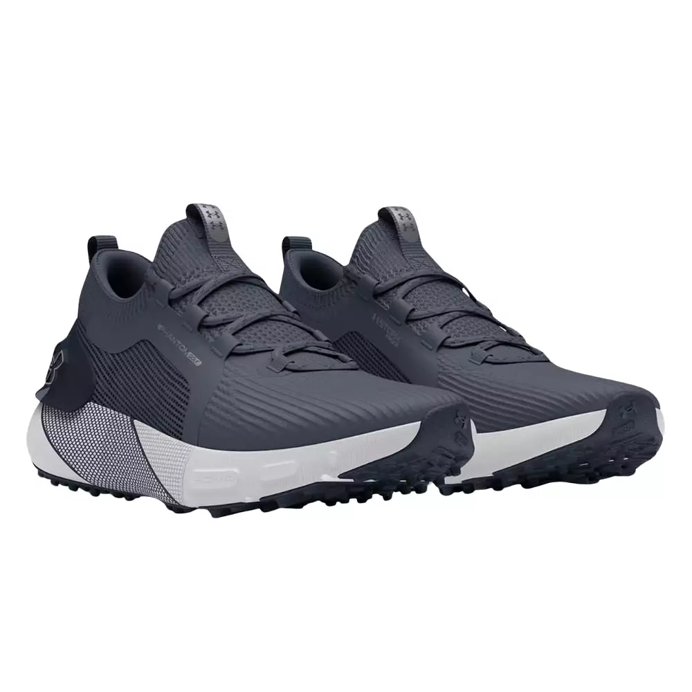 Under Armour Men's UA Phantom Golf Shoe - Downpour Gray/Midnight Navy/Metallic Silver