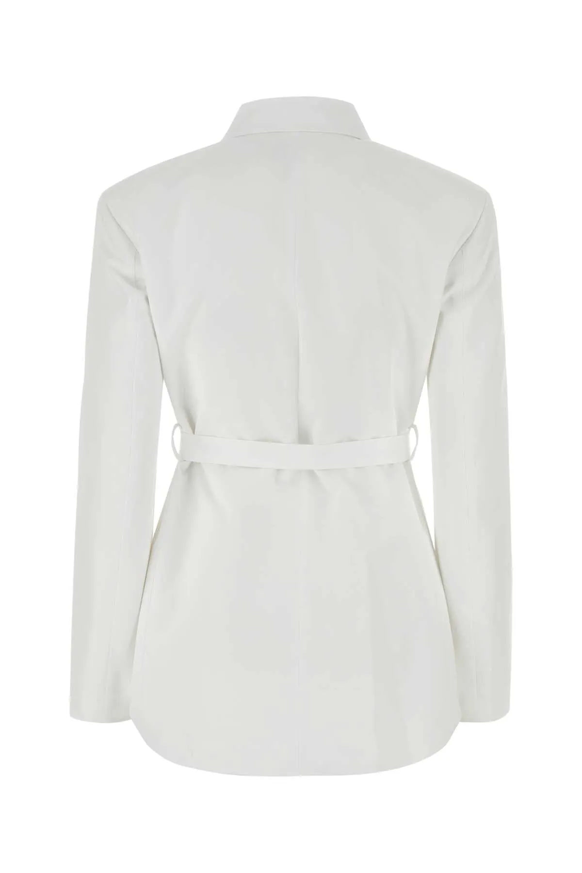 Valentino Garavani White Poplin Overcoat