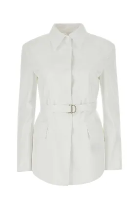 Valentino Garavani White Poplin Overcoat