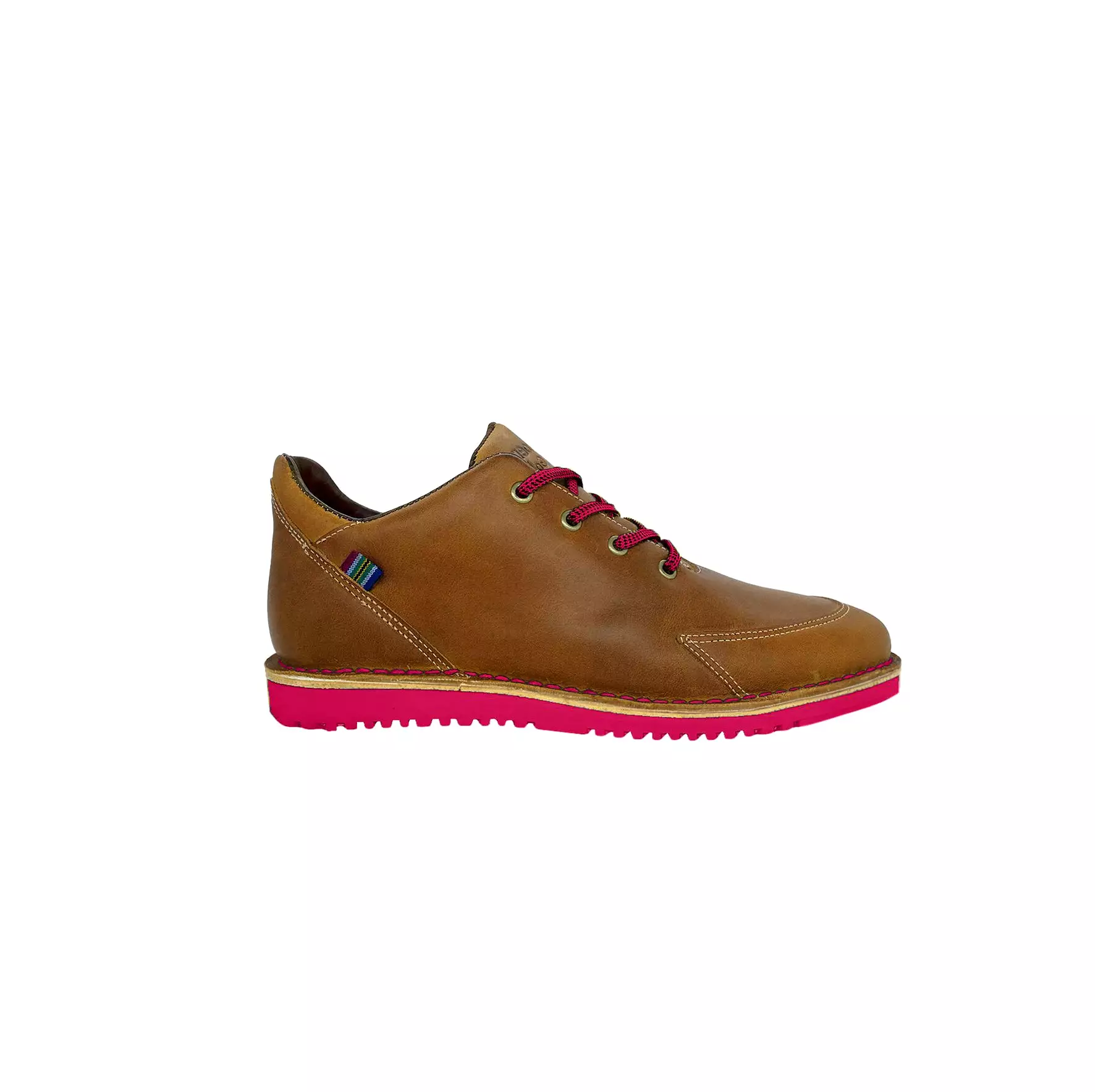 Veldskoen Hadeda Loft Golf Shoe (Hot Pink Sole)