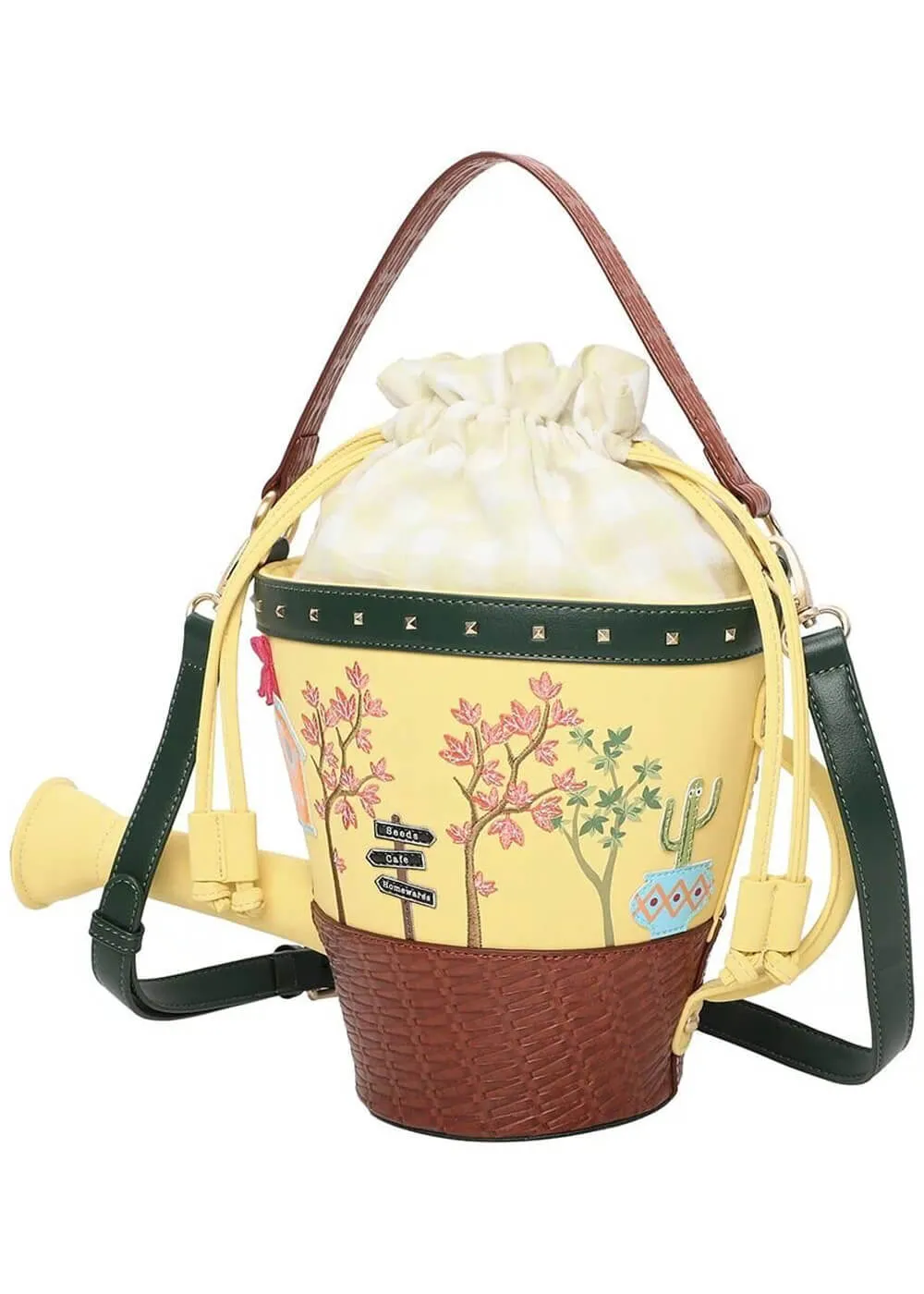 Vendula London Garden Centre Watering Can Bag Yellow