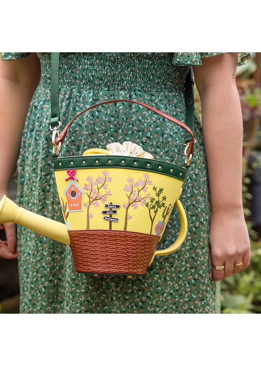 Vendula London Garden Centre Watering Can Bag Yellow