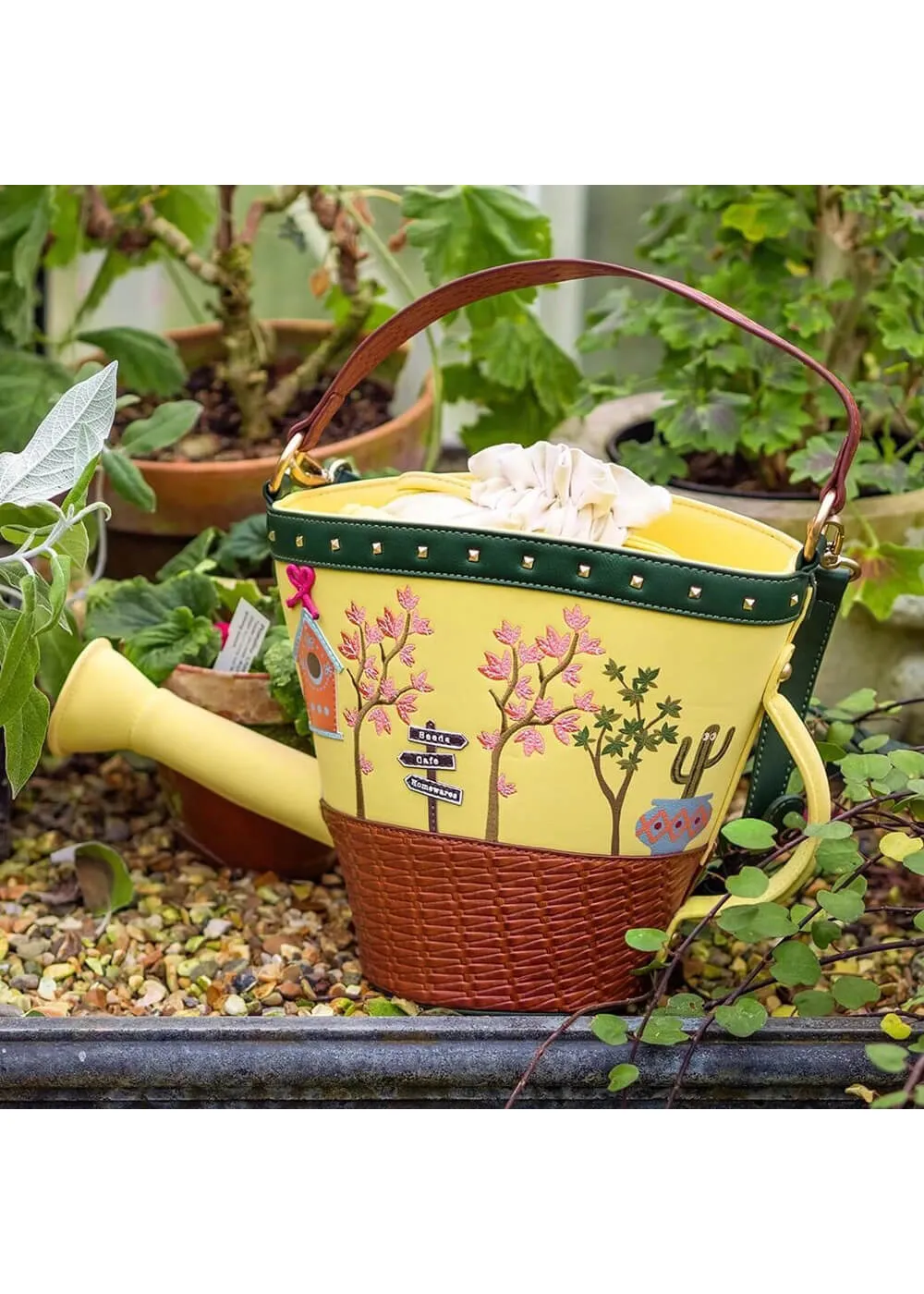 Vendula London Garden Centre Watering Can Bag Yellow