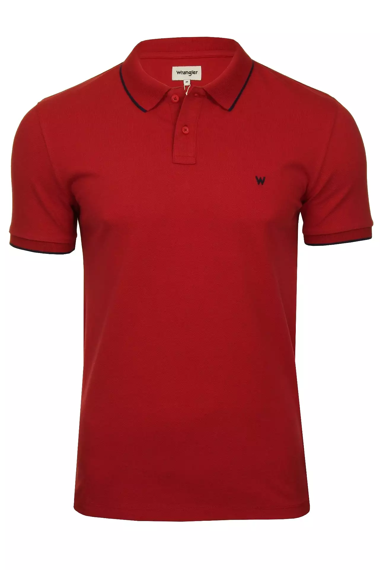 Wrangler Mens Polo Shirt 'SS Pique Polo'