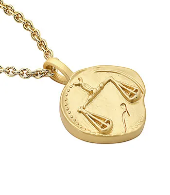 Zodiac Sign Necklace Libra