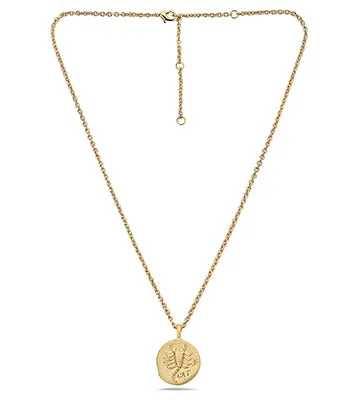 Zodiac Sign Necklace Scorpio